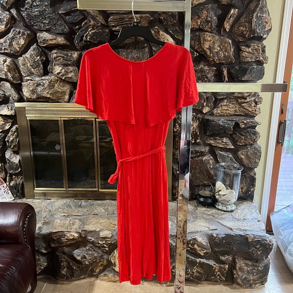 Calvin Klein Great Condition Red Dress - Picture 3 of 4